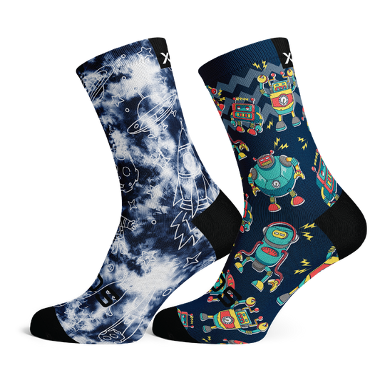 Kids Socks Galactic & Robot