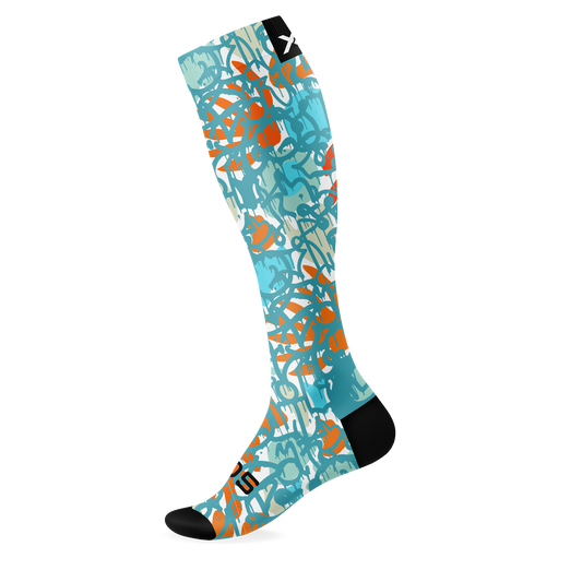 Overlay Knee High Socks